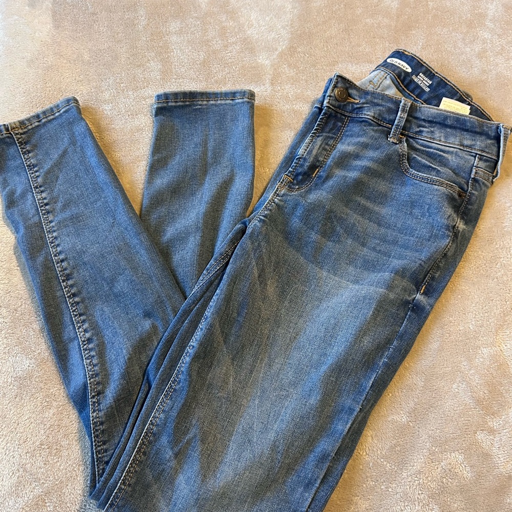 Old Navy Women's Skinny Jeans - Blue Denim